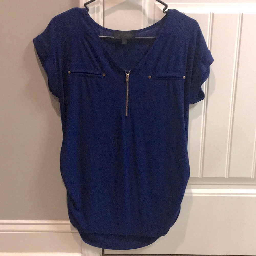 Maternity Navy Blue Top